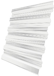 Профнастил НС35R 0,8 PE RAL 9003 сигнальный белый изображение, анонсные картинки товара