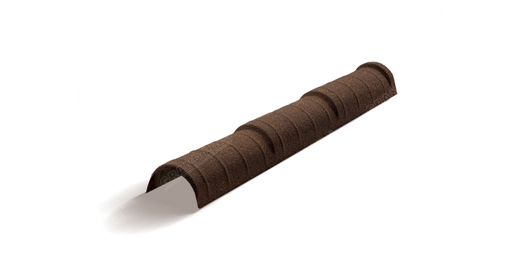 Конек полукруглый тройной Mtile айрон-барк изображение, анонсные картинки товара