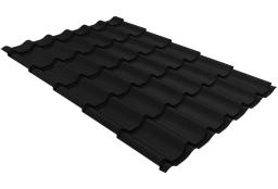 Профиль волновой ''Модерн'' (''Modern'') 0,45 Drap-double TX RAL 9005 черный изображение, анонсные картинки товара