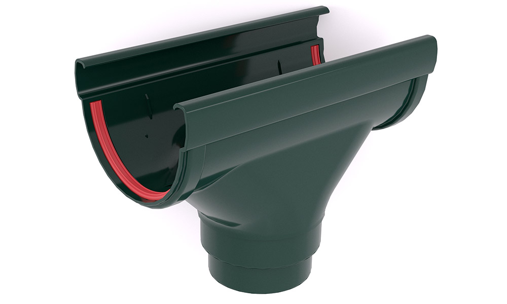 Воронка Дизайн 135 ПВХ Grand Line зелёный (RAL 6005) изображение, анонсные картинки товара