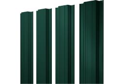 Штакетник Прямоугольный с прямым резом Grand Line 0,45 ПЭ RAL 6005 зеленый мох изображение, анонсные картинки товара