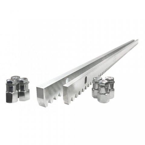 Рейка зубчатая RACK-8; L=1м; в комплекте 3 крепёжных элемента изображение, анонсные картинки товара