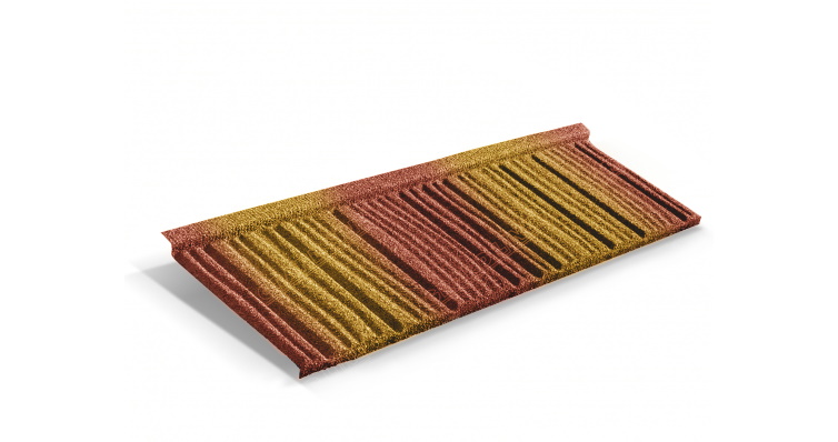 Лист Metrotile WoodShake терракотово-желтый изображение, анонсные картинки товара