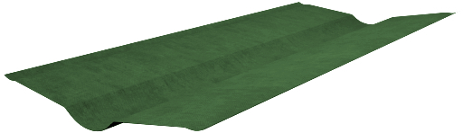 Ендова Ондулин зеленая изображение, анонсные картинки товара