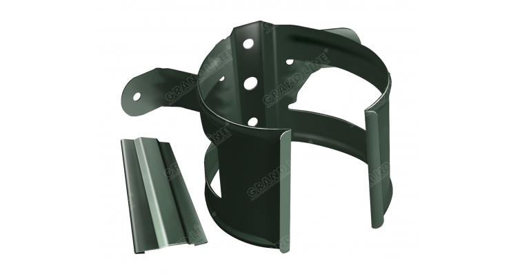 Кронштейн трубы на дерево 90мм RR 11 темно-зеленый изображение, анонсные картинки товара