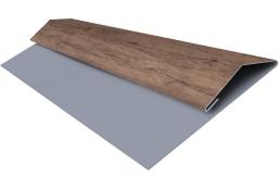 Планка стартово-финишная (Блок-хаус, Экобрус) Grand Line 0,45 Print Premium Almond Wood Fresh (2м) изображение, анонсные картинки товара