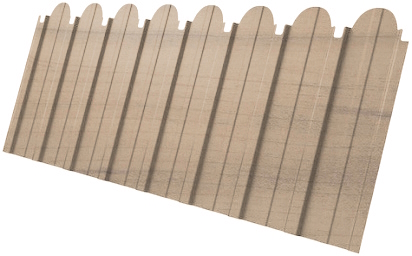 Профнастил C10A фигурный 0,45 Print Elite Milky Wood TwinColor изображение, анонсные картинки товара