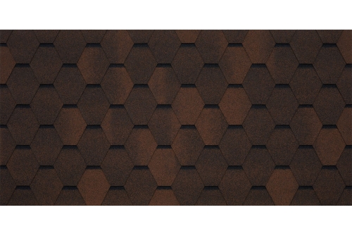 Битумная черепица TEGOLA GARDA marrone 439 (коричневый) изображение, анонсные картинки товара