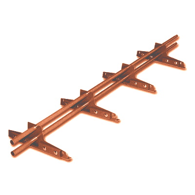 Снегозадержатель Стандарт Т4 d 25 RAL 8004 (3м) изображение, анонсные картинки товара