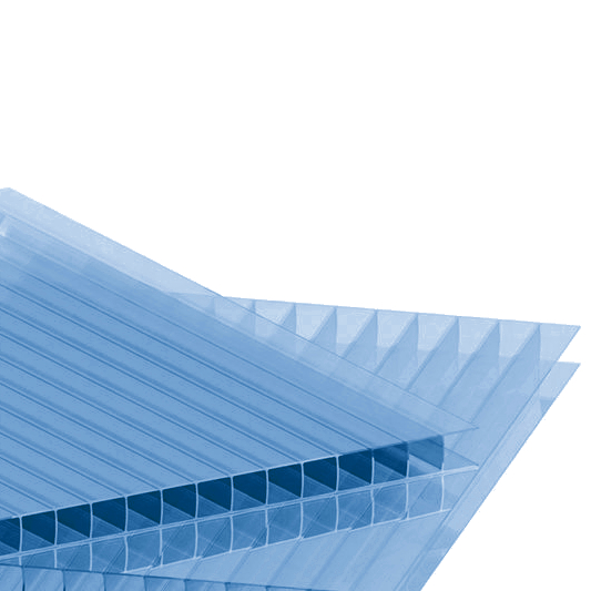 Поликарбонат КАРБОГЛАСС Кристалл 4 мм 2100*12000мм сотовый (синий) изображение, анонсные картинки товара
