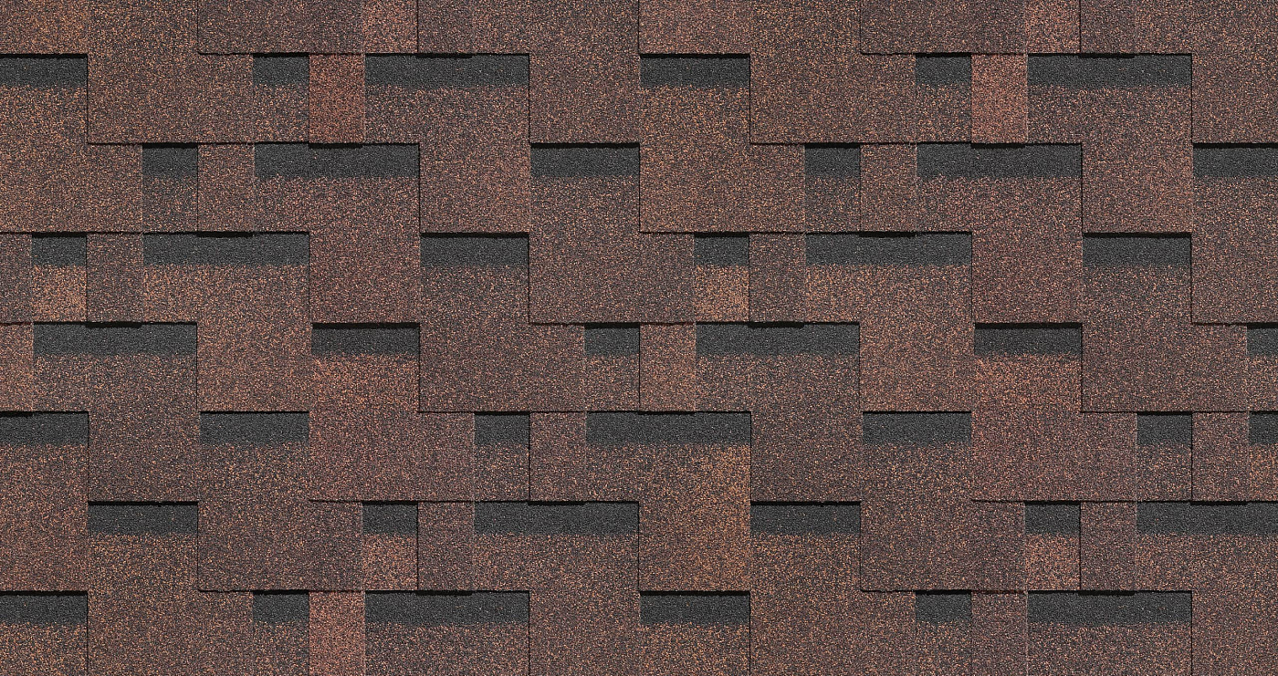 Гибкая черепица Döcke PIE STANDARD/ ТЕТРИС/ Коричневый изображение, анонсные картинки товара