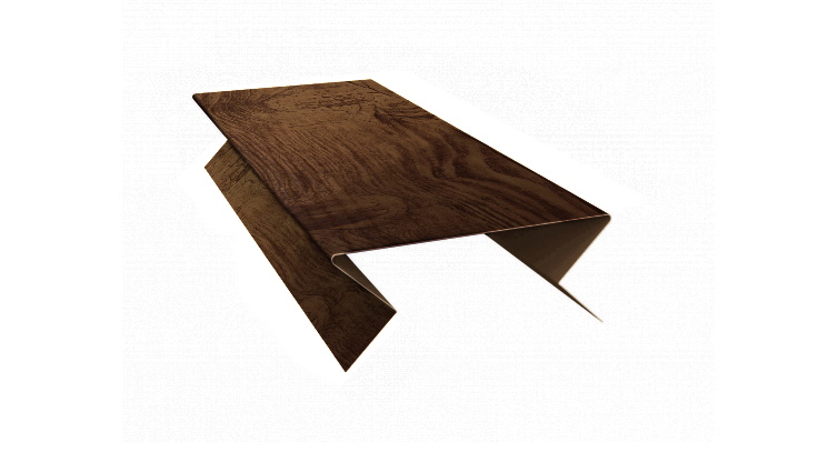 Планка угла внешнего составная нижняя 0,45 Print Premium Antique Wood (2м) изображение, анонсные картинки товара