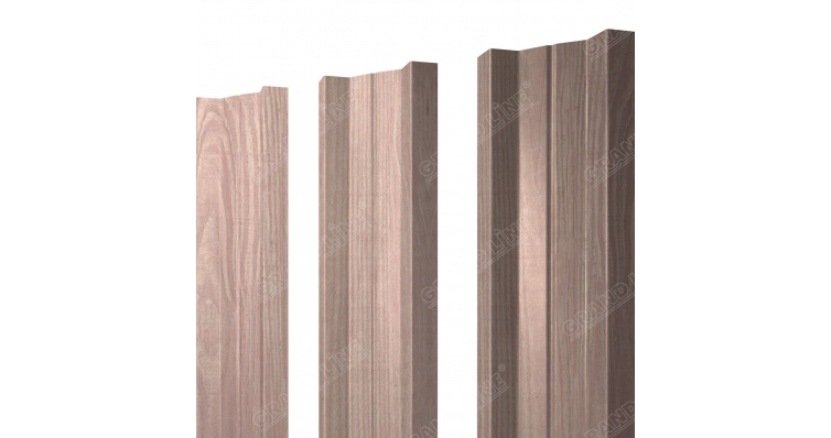 Штакетник М-образный А с прямым резом 0,45 Print Elite White Wood TwinColor изображение, анонсные картинки товара