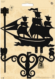 Флюгер Люкс Duck & Dog Л04 Корабль изображение, анонсные картинки товара