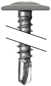 Саморез ПШС 4,2х19 RAL 9007 (1000) изображение, анонсные картинки товара