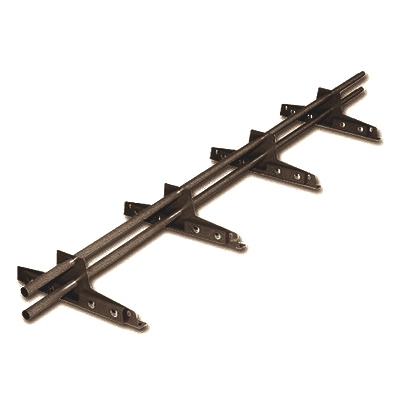 Снегозадержатель Стандарт Т4 d 25 RAL 8019 (3м) изображение, анонсные картинки товара