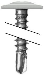 Саморез ПШС 4,2х19 RAL 7035 (1000) изображение, анонсные картинки товара