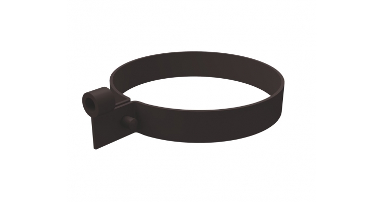 Хомут трубы Lite ПВХ Grand Line коричневый (RR 32) изображение, анонсные картинки товара
