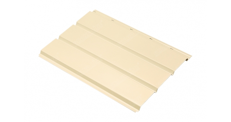 Софит металлический без перфорации 0,45 PE с пленкой RAL 1015 светлая слоновая кость изображение, анонсные картинки товара