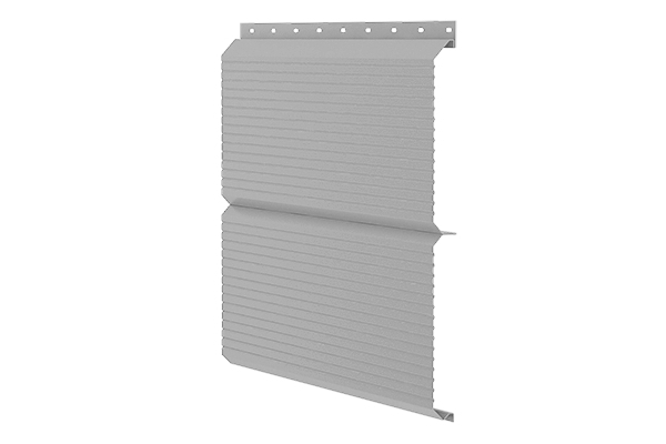 ЭкоБрус 0,345 0,5 Satin с пленкой RAL 9006 бело-алюминиевый изображение, анонсные картинки товара