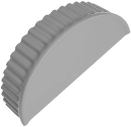 Заглушка малая торцевая 0,45 Drap RAL 7004 сигнальный серый изображение, анонсные картинки товара