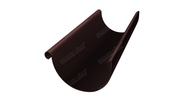 Желоб полукруглый 150 мм 3 м RAL 8017 шоколад изображение, анонсные картинки товара