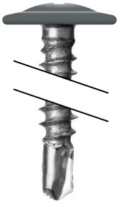 Саморез ПШС 4,2х19 RAL 7012 (1000) изображение, анонсные картинки товара