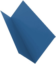 Планка примыкания 90х140 0,5 Satin с пленкой RAL 5005 сигнальный синий (2м) изображение, анонсные картинки товара