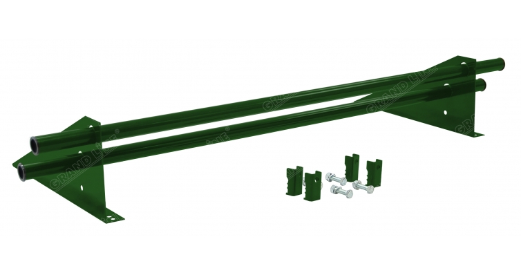 Снегозадержатель трубчатый для фальцевой кровли Optima RAL 6002 1м изображение, анонсные картинки товара