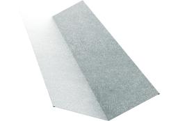 Планка ендовы верхней 145х145 0,55 Zn (2м) изображение, анонсные картинки товара
