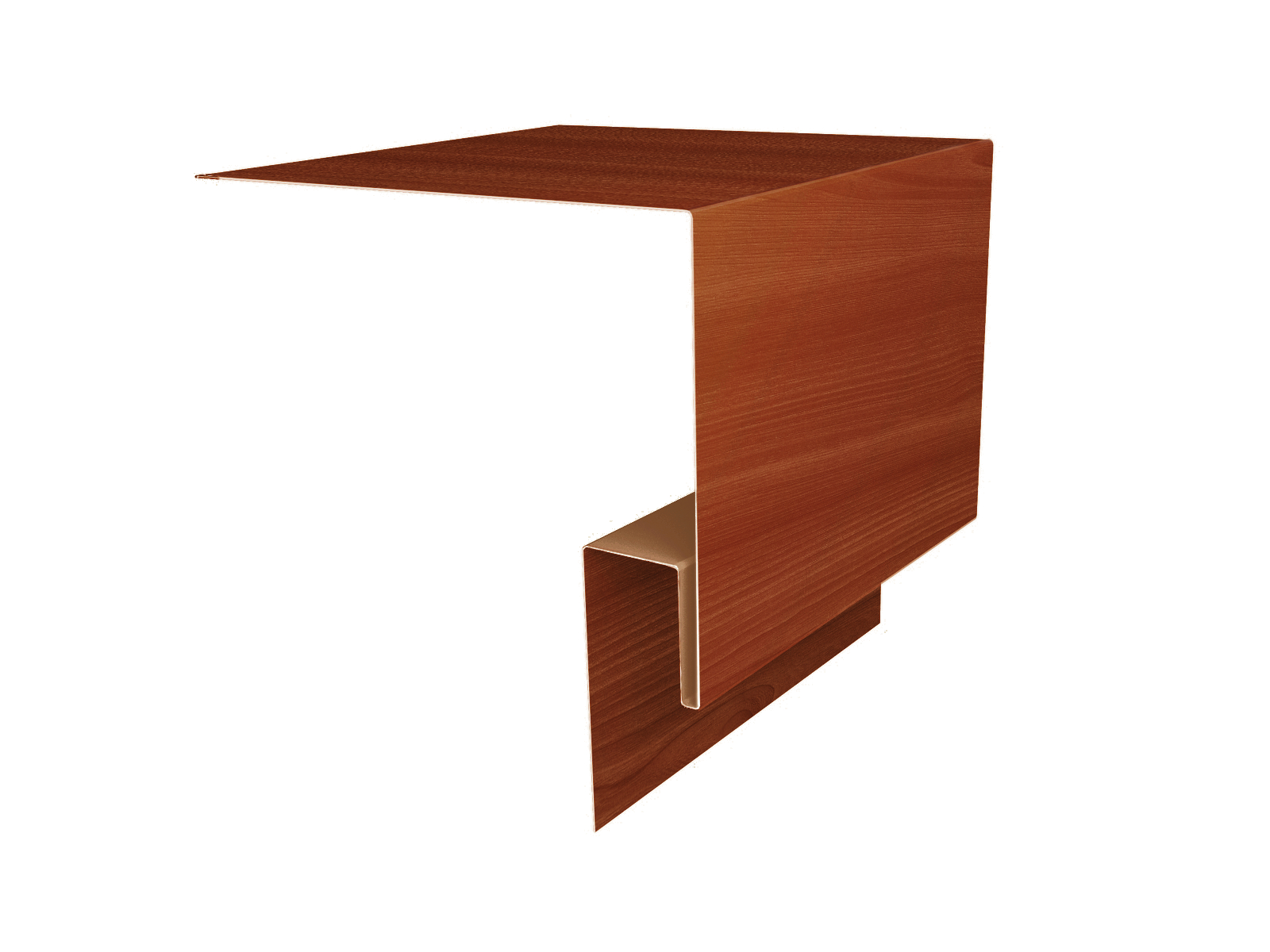 Планка околооконная сложная 250х75х18 (j-фаска) 0,45 Print Premium Cherry Wood Fresh TwinColor (3м) изображение, анонсные картинки товара