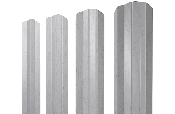 Штакетник М-образный А фигурный 0,45 Print Elite Milky Wood TwinColor изображение, анонсные картинки товара