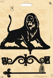 Флюгер большой Duck & Dog 005 Лев изображение, анонсные картинки товара