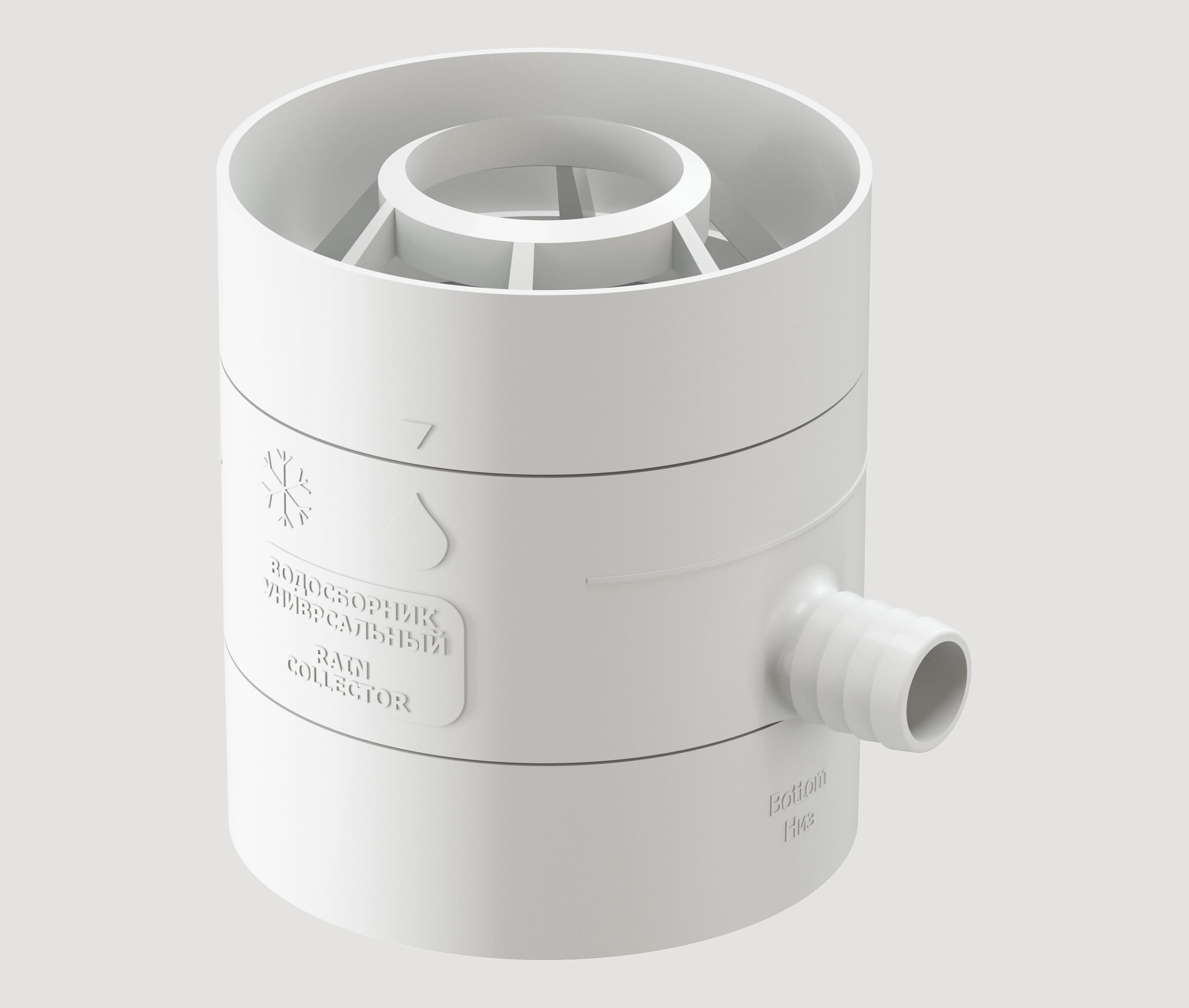 Döcke Водосборник универсальный (пломбир 9003) изображение, анонсные картинки товара