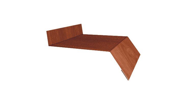 Отлив простой 100 0,45 Print Twincolor Cherry Wood Eco изображение, анонсные картинки товара