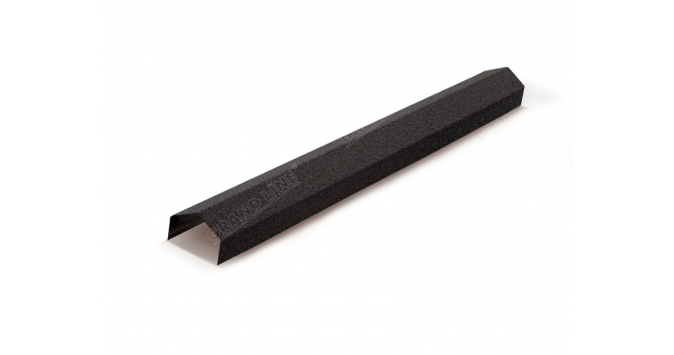 Конек ребровой, ширина 130мм Mtile черный изображение, анонсные картинки товара