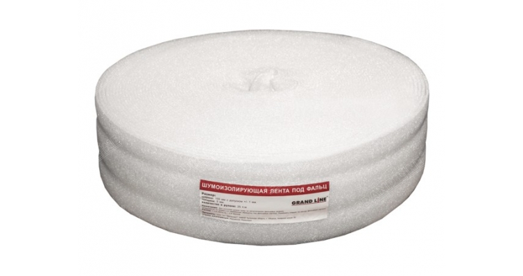 Шумоизолирующая лента под фальц 5мм (48м) изображение, анонсные картинки товара