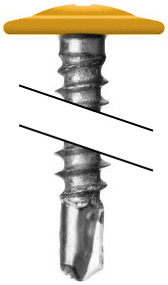 Саморез ПШС 4,2х19 RAL 1003 (1000) изображение, анонсные картинки товара