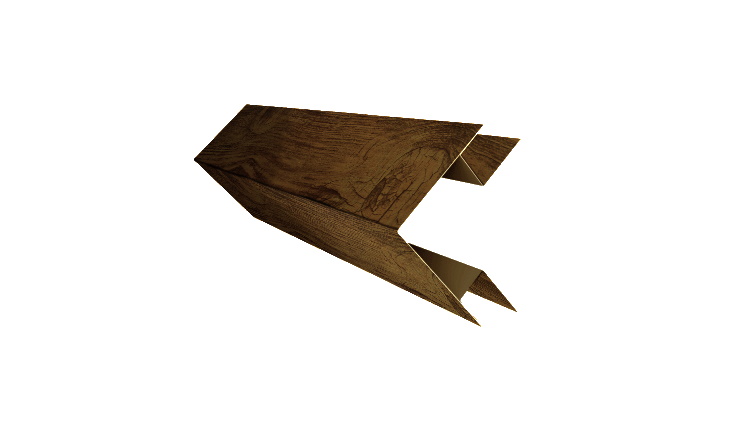 Планка угла внешнего сложного 135 градусов БХ new 0,45 Print Premium Antique Wood (3м) изображение, анонсные картинки товара