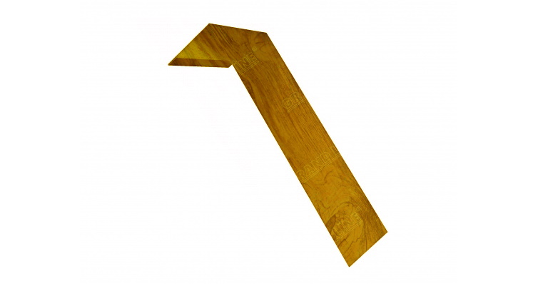 Планка лобовая/околооконная простая 190х50 0,45 Print Premium Golden Wood Fresh TwinColor (2м) изображение, анонсные картинки товара