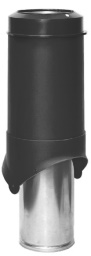 Выход вентиляции Krovent Pipe-VT 150/700 is черный изображение, анонсные картинки товара