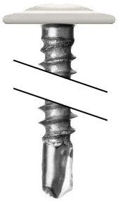 Саморез ПШС 4,2х16 RAL 9010 (1000) изображение, анонсные картинки товара