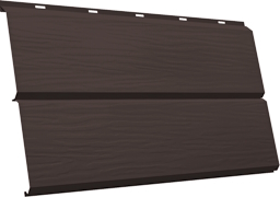 ЭкоБрус 3D Grand Line 0,45 Drap ТР слим с пленкой RAL 8017 шоколад изображение, анонсные картинки товара