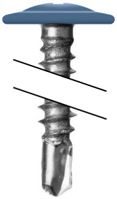 Саморез ПШС 4,2х19 RAL 5007 (1000) изображение, анонсные картинки товара