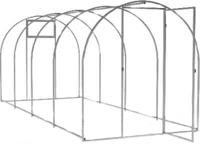 Каркас теплицы 4м "Агросфера-Славянка 20*20" (шаг дуги 0,67) изображение, анонсные картинки товара