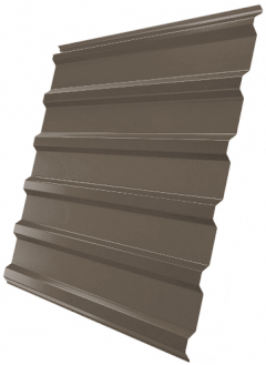 Профнастил С20R 0,45 PE NL 805 серо-коричневый гефест изображение, анонсные картинки товара