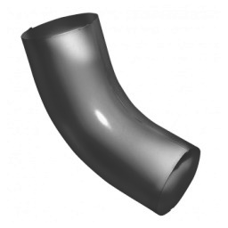 Колено 60 град 100 мм RAL 9005 изображение, анонсные картинки товара