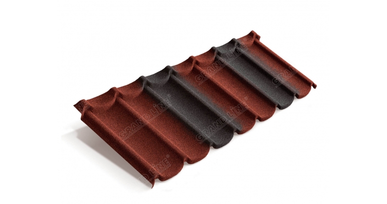 Лист Metrotile Mistral красно-черный изображение, анонсные картинки товара