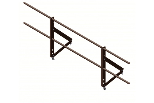 Ограждение кровельное Optima 0,65х2м RAL 8019 изображение, анонсные картинки товара