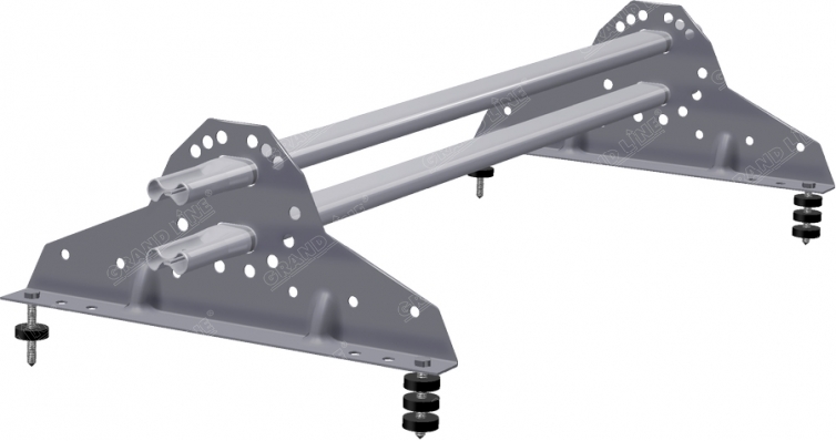 Снегозадержатель NEW трубчатый Grand Line RAL 7004 1м изображение, анонсные картинки товара